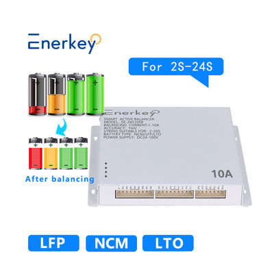 खरीदें Enerkey EK-24S10EB स्मार्ट एक्टिव बैलेंसर 10A 24S एलसीडी लीड एसिड बैटरी इक्वेलाइजर 24/36/48v/96v ऑनलाइन निर्माण
