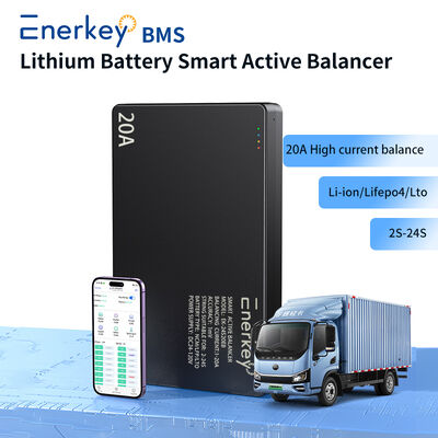 खरीदें Enerkey 1A-20A Smart Active Balancer for 12V 24V 36V 48V 60V 72V 3S 4S 7S 8S 13S 16S 20S 24S LiFePo4 Li-ion ऑनलाइन निर्माण