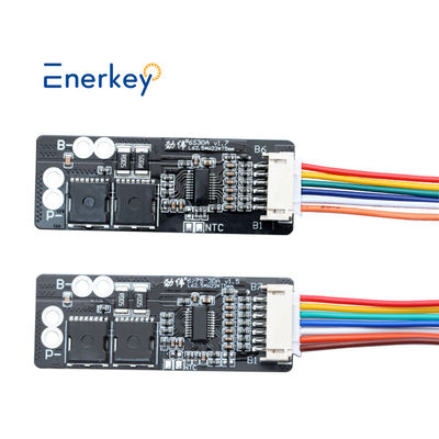 25.2V 29.4V लिथियम बैटरी BMS सुरक्षा बोर्ड स्मार्ट BMS 6S 7S 30A RV के लिए