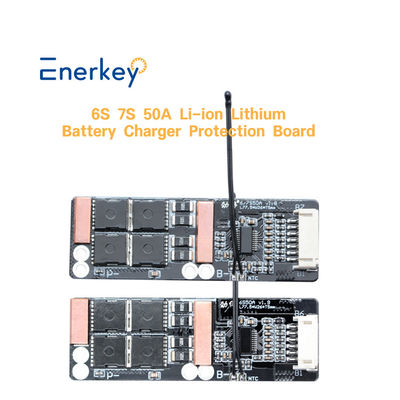 ऊर्जा भंडारण लिथियम बैटरी BMS 6S 7S 50A इलेक्ट्रिक ट्राइसाइकिल सेल BMS 24V के लिए