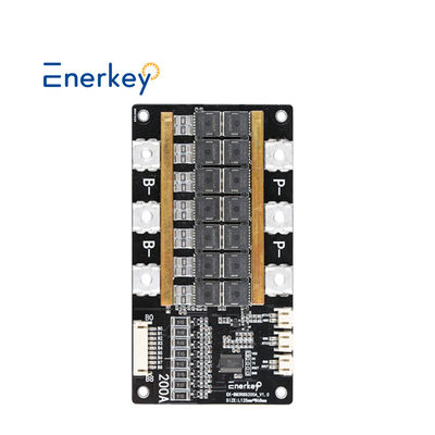 Enerkey BMS 3S 4S 5S 6S 7S 8S BMS संतुलन निरंतर धारा 200A Lifepo4 लिथियम आयन LTO SIB बैटरी