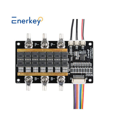 Enerkey LiFePO4 5s 18.5V 20V लिथियम आयन ऊर्जा भंडारण 200A BMS 5s सौर पैनल के लिए संतुलन के साथ