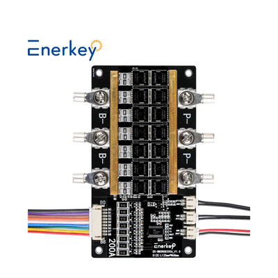 Enekrey 7S 24V लिथियम आयन या Lifepo4 BMS समर्थन 200A निरंतर चार्ज और 18650 बैटरी के लिए डिस्चार्ज करंट